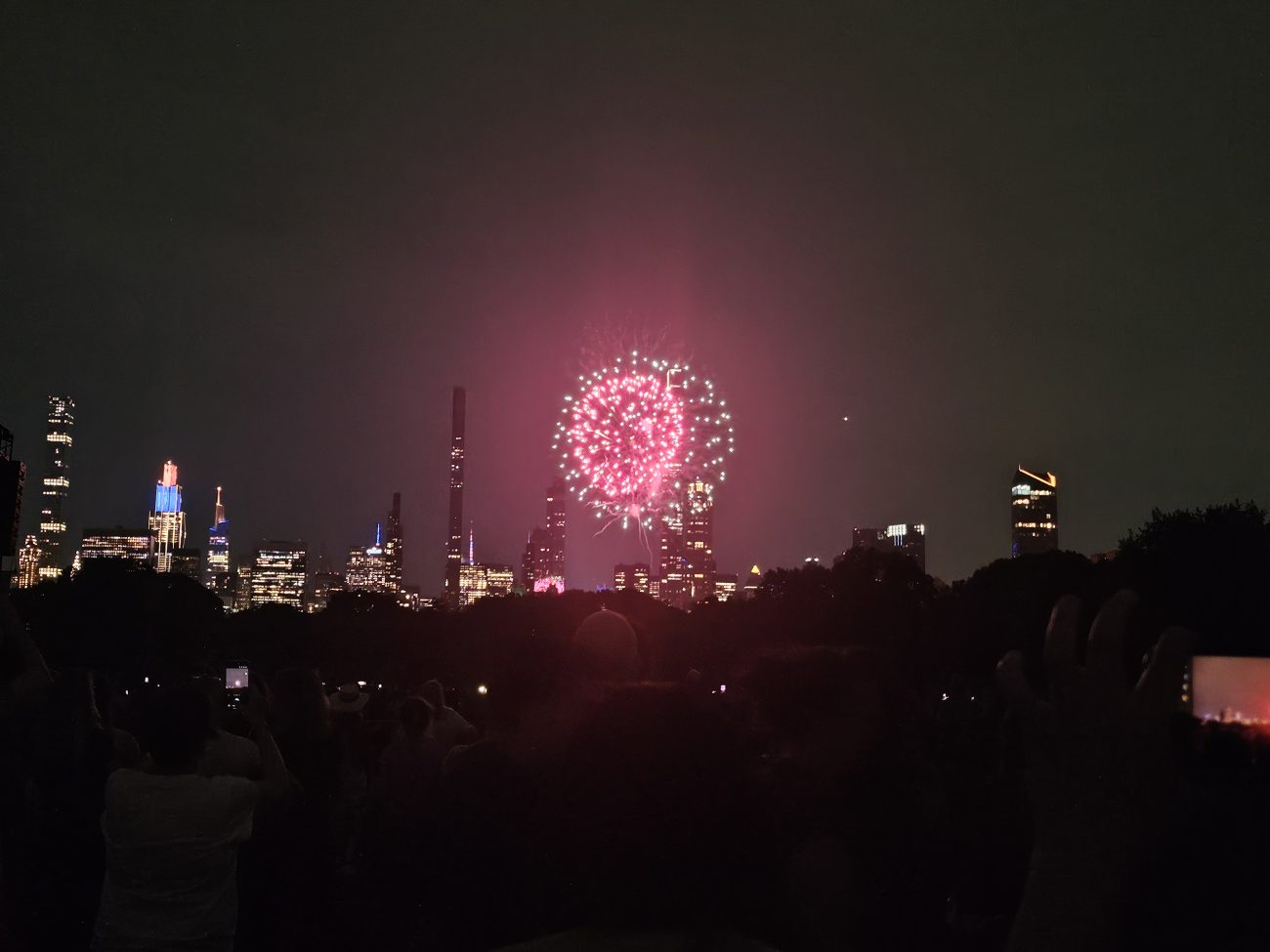 Fireworks at Central Park. #MusicintheParks