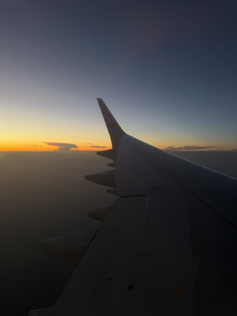 View from an airplane 