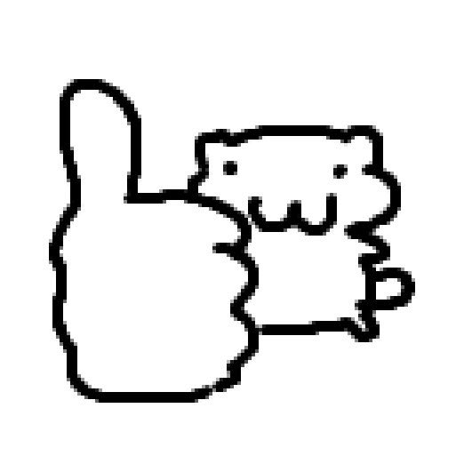 Hamster with a big thumbs up