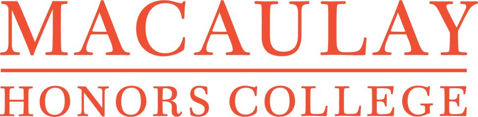 Macaulay logo in red on a white background