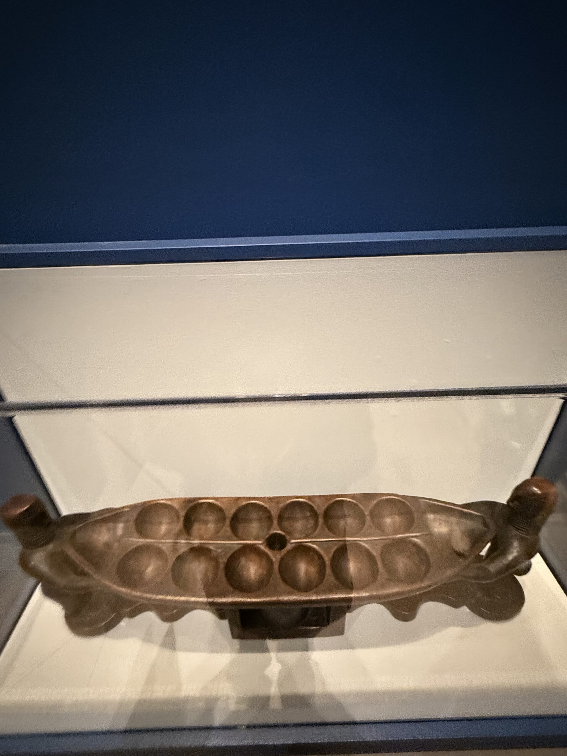 Mancala Game Board, 19th century