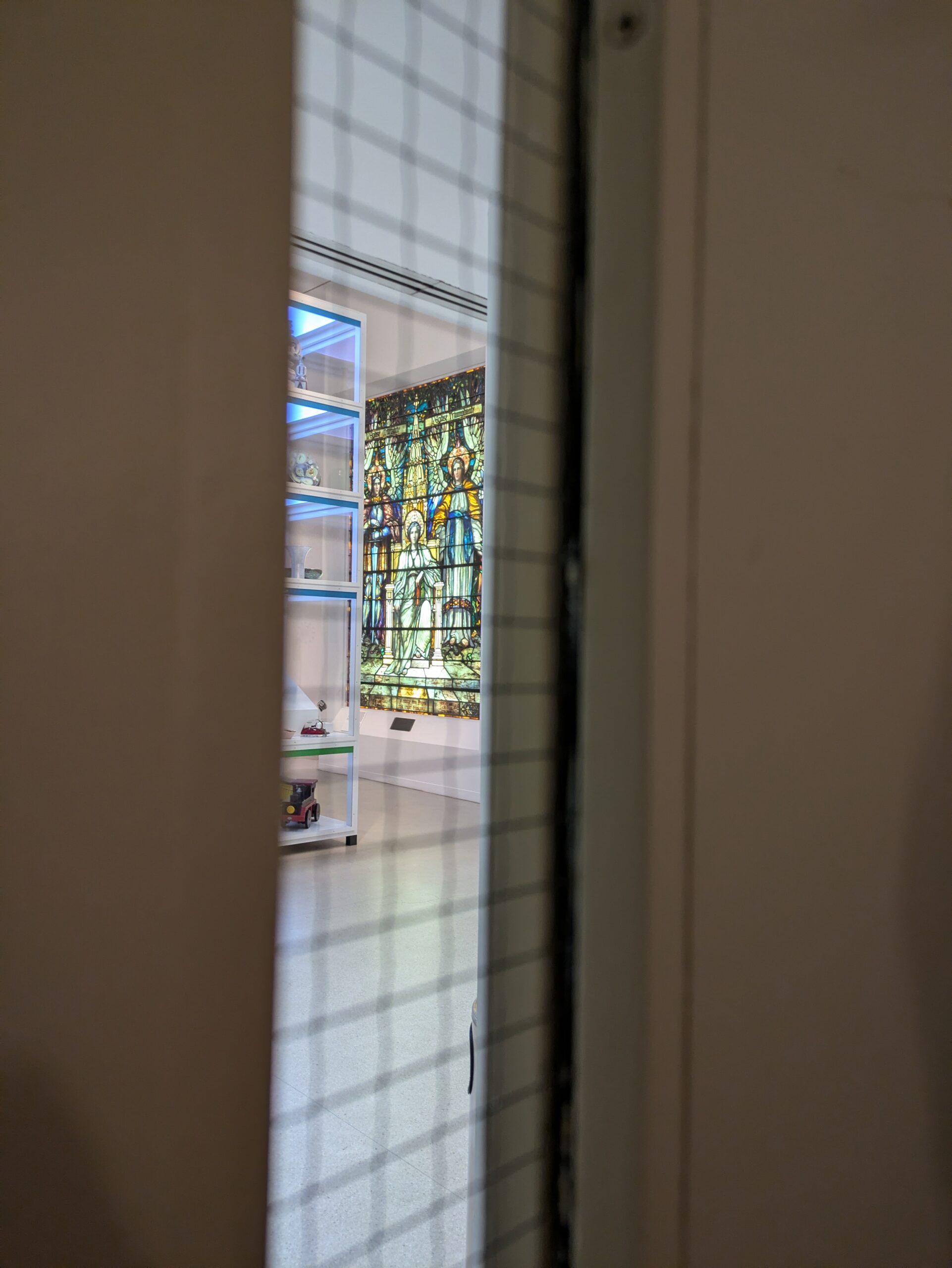 Stained Glass Through Locked Doors