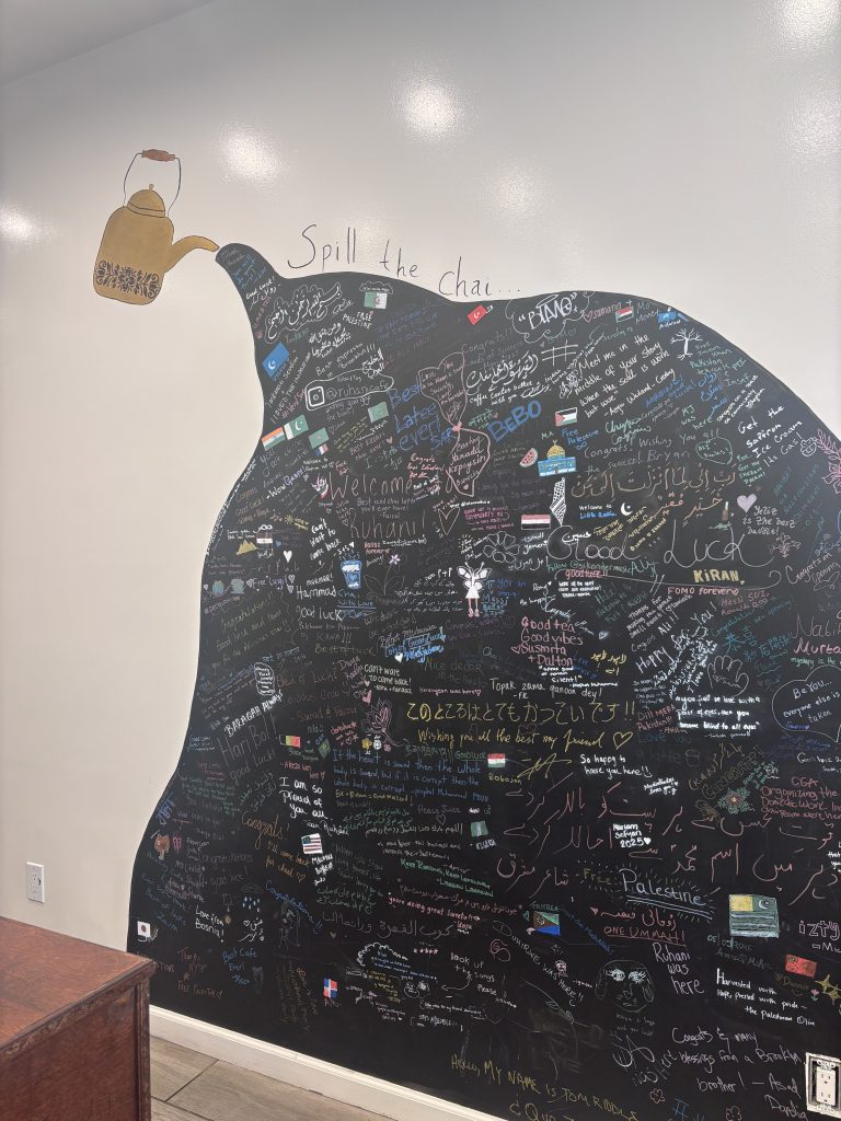 An amazing artistic display at one of my favorite cafes in Brooklyn!