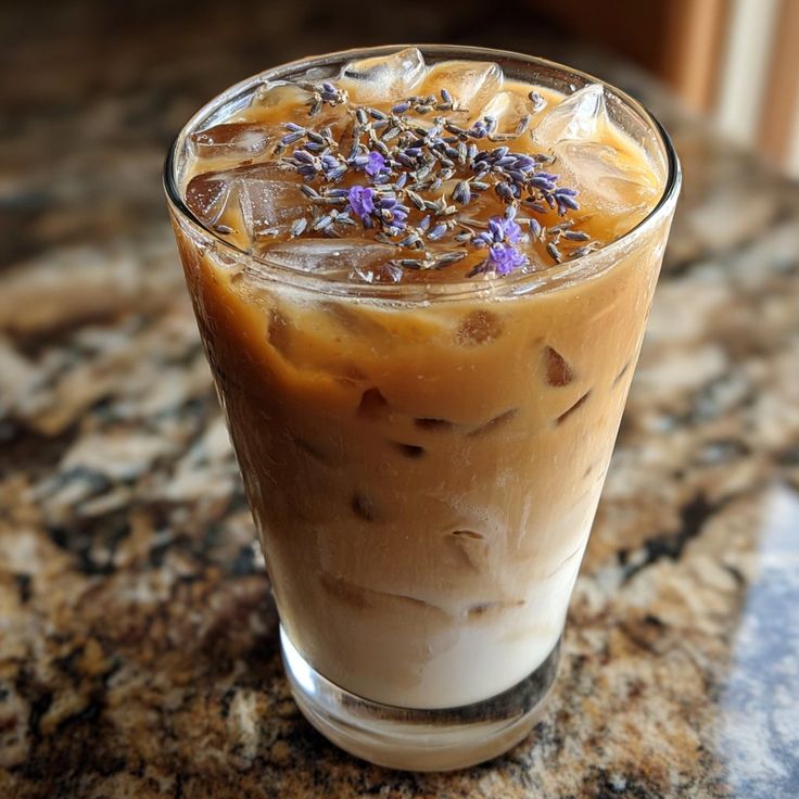 Iced Lavender Latte
