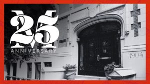 Photo of Macaulay building in black and white