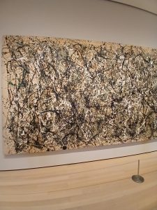 black and white paint splatter - Jackson Pollack