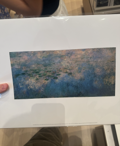 Monet's Water Lilies Print