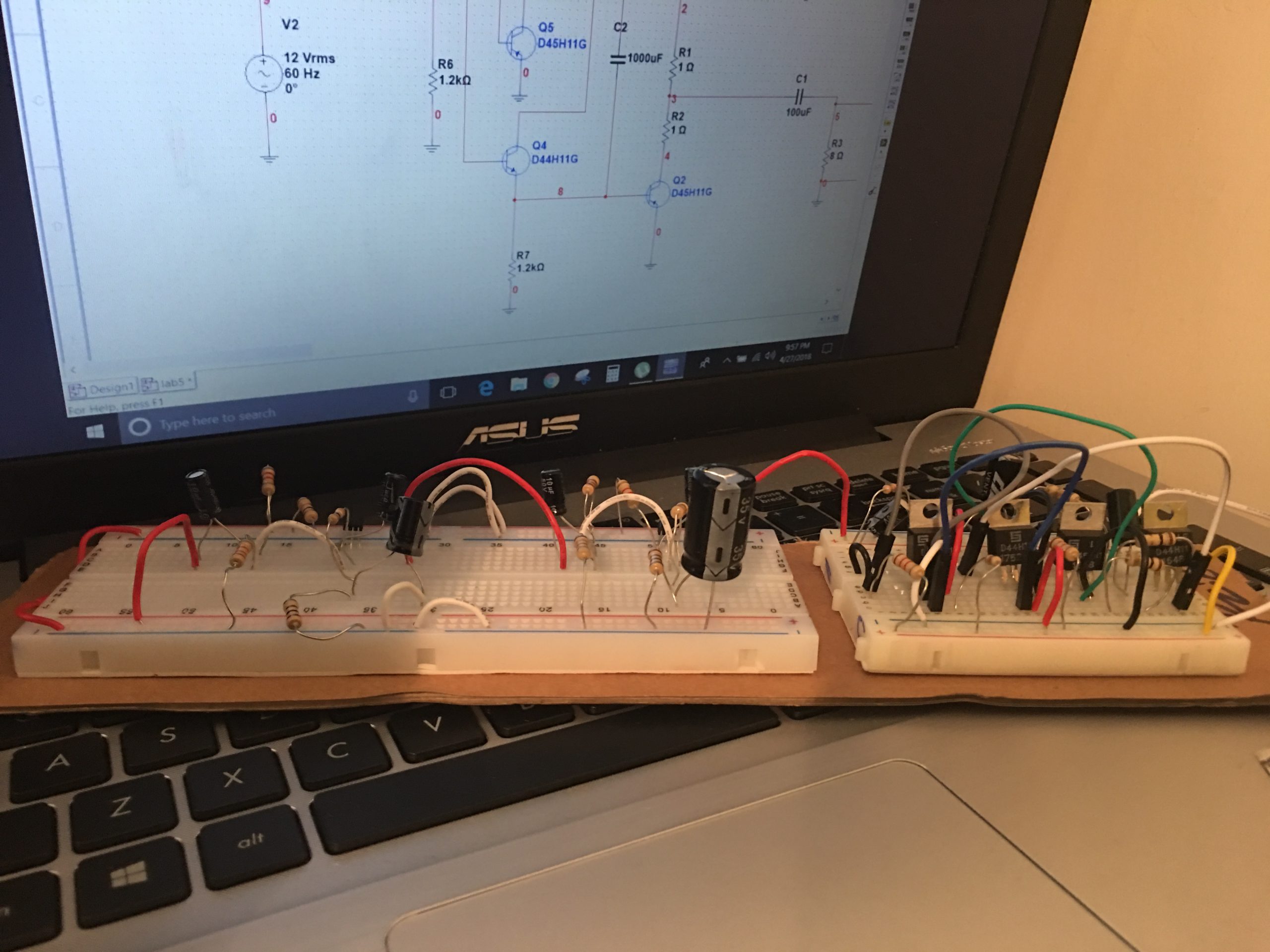 BJT Audio Amplifier