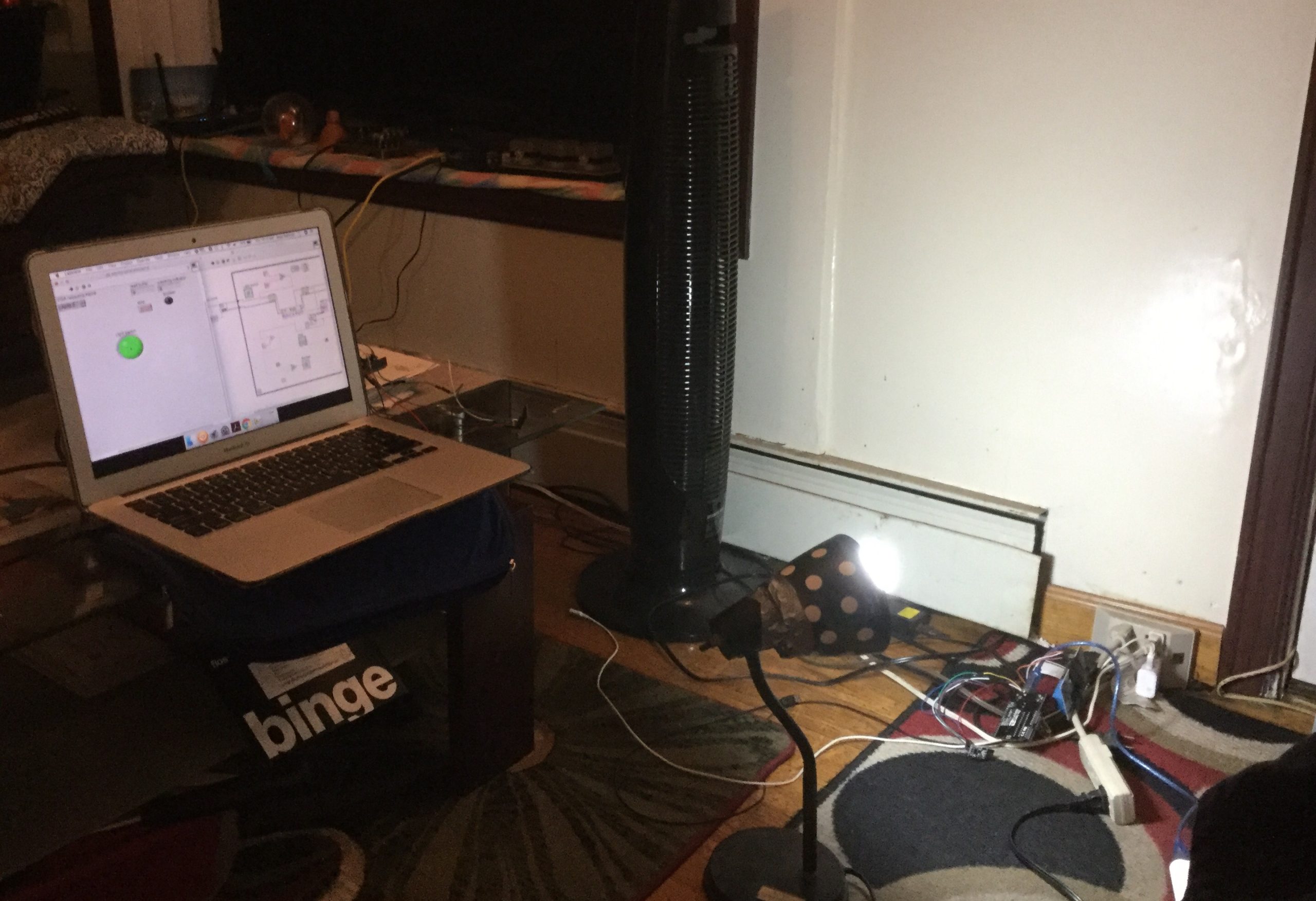 Smart Lamp 2.0 (Radio Freq. Monitoring via LABVIEW VI)