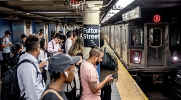 The NYC subway represents the busy, diverse, and constantly moving lifestyle of New York City.