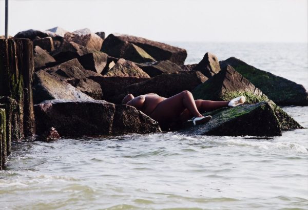 Like a Pregnant Corpse The Ship Expelled Her Into The Patriarchy, Atlantic Coast, Brooklyn, NY, Nona Faustine (2012)